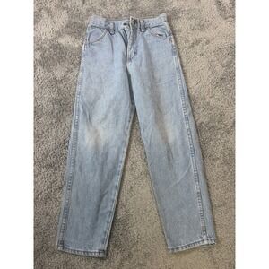 Rustler Boys R508FLR Straight Leg Jeans 12 Reg Light Wash Vintage Denim